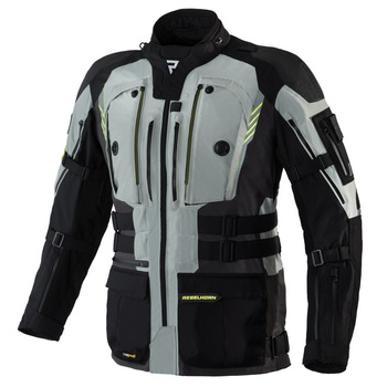 KURTKA TEKSTYLNA REBELHORN PATROL GREY/BLACK/FLO YELLOW