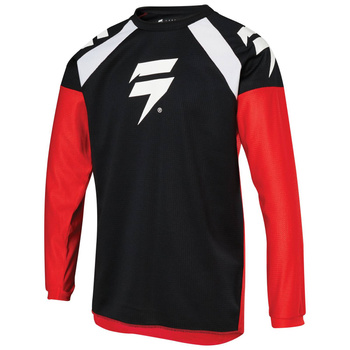 BLUZA MOTOCYKLOWA DZIECIĘCA SHIFT JUNIOR BLACK/RED ROZMIAR