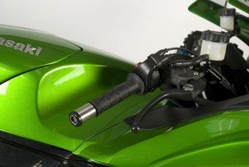 Końcówki kierownicy RG RACING KAWASAKI ZZR 1400 ZX7R/GTR1400 BLACK