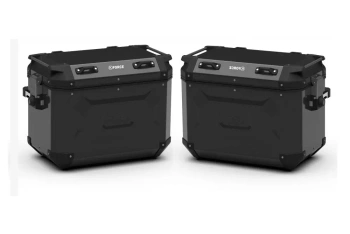 KAPPA KUFRY BOCZNE 37L MONOKEY CAM SIDE K'FORCE ALUMINIOWE BLACK LINE (PARA = 2 SZT)