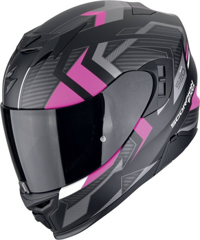 Kask motocyklowy integralny SCORPION EXO-520 AIR SENSUS czarny mat różowy