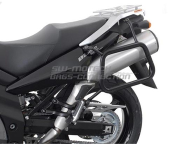 Stelaż EVO na kufry boczne SW-MOTECH SUZUKI DL 1000 V-STROM/KAWASAKI KLV1000 black