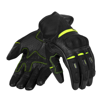 Rękawice motocyklowe krótkie SECA AXIS MESH II FLUO YELLOW żółte