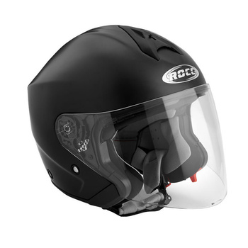 Kask motocyklowy ROCC 180 czarny matowy
