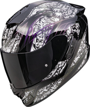 Kask motocyklowy integralny SCORPION EXO-1400 EVO II AIR FANTASY czarny biały