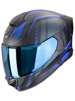 Kask motocyklowy integralny SCORPION EXO-530 AIR THERAS Matt Black-Blue