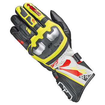 Rękawice skórzane HELD AKIRA RR BLACK/FLUO YELLOW