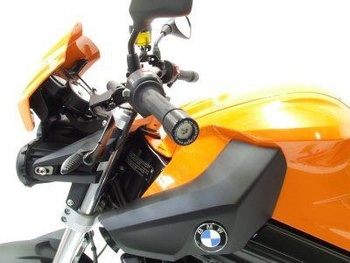 Końcówki kierownicy RG RACING BMW F800R 09- BLACK