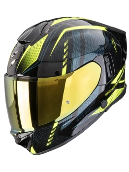 Kask motocyklowy integralny SCORPION EXO-530 AIR THERAS Black-Neon Yellow