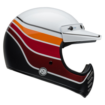 Kask Bell Moto-3 Rsd Sdl Black Satin/Gloss White/Black