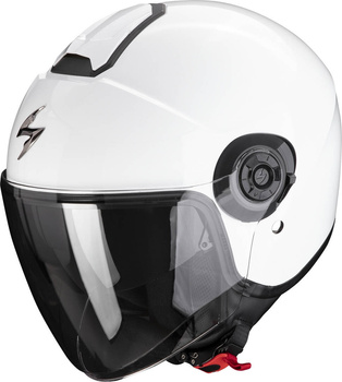 Kask motocyklowy otwarty SCORPION EXO-CITY II SOLID biały
