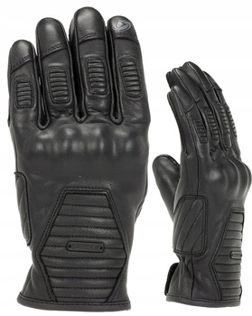 Rękawice motocyklowe skórzane RAINERS ROMA czarne