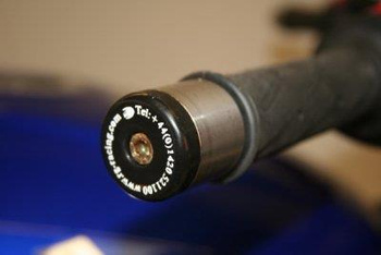 Końcówki kierownicy RG RACING HAYABUSA 97-07/BANDIT/GSX1250FA V STROM/GS500/GSX1400 BLACK