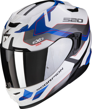 Kask motocyklowy integralny SCORPION EXO-520 EVO AIR ELAN biały niebieski  L