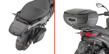 GIVI STELAŻ KUFRA CENTRALNEGO MONOLOCK (BEZ PŁYTY) - PIAGGIO MP3 310 (25)