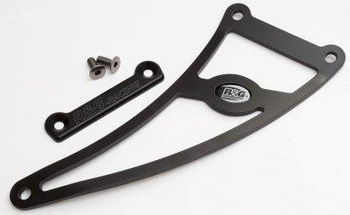 Mocowanie wydechu + zaślepka podnóżka RG RACING KAWASAKI ZX6-R 09- BLACK