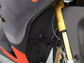 Osłona chłodnicy RG RACING APRILIA RSV-4 BLACK