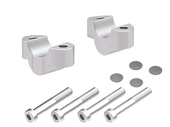 Podwyższenie kierownicy do Suzuki GSX-S 1000 GT/Travel (2022-2024) 20 mm, srebrne