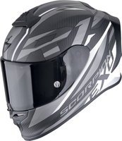 Kask motocyklowy integralny SCORPION EXO-R1 EVO CARBON AIR RUNNER czarny biały