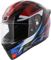 Kask motocyklowy integralny AGV K1 S  FASTLAP czarny czerwony niebieski