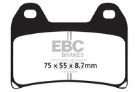 Klocki hamulcowe EBC FA244HH wzmacniane (kpl. na 1 tarcze)