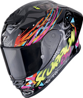 Kask motocyklowy integralny SCORPION EXO-R1 EVO II AIR SAVAGE czarny niebieski