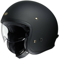 KASK OTWARTY SHOEI J.O MATT BLACK czarny mat