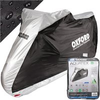 BIKETEC POKROWIEC WODOODPORNY AQUATEC NA MOTOCYKL Z MIEJSCEM NA KUFER M