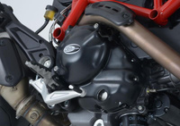 Zestaw osłon silnika RG RACING DUCATI HYPERMOTARD 821/HYPERSTRADA 821 (2 części) BLACK