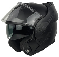 Kask motocyklowy szczękowy NAXA FF1/B czarny mat