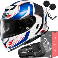 Kask SHOEI NEOTEC 3 GRASP TC-10 M + CARDO Interkom Freecom 2x Single
