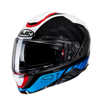 Kask motocyklowy HJC szczękowy RPHA91 RAFINO WHITE/BLUE/RED