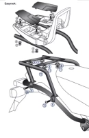BMW HP 2 (2005-2008) Easyrack stelaż
