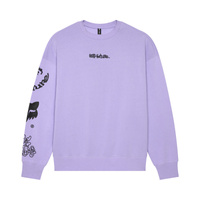 Bluza Fox Hello Future Oversized Crew Lilac