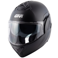 GIVI KASK MOTOCYKLOWY X.30 BACK - SZCZĘKOWY Z BLĘDĄ I SZCZĘKĄ PRZESUWANĄ DO TYŁU - CZARNY MAT