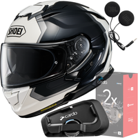Kask SHOEI GT AIR 3 REALM TC-5 M + CARDO Interkom Freecom 2x Single