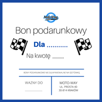 Bon Podarunkowy Moto-Way na dowolną kwotę! - zadzwoń do Nas