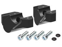 Podwyższenie kierownicy z offsetem 30 mm wysokości, 25 mm tyłu, czarne do Yamaha XT 1200 Z Super Ténéré (2013-2020)