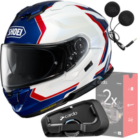 Kask SHOEI GT AIR 3 REALM TC-10 L + CARDO Interkom Freecom 2x Single