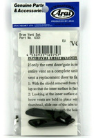 Wloty wentylacyjne ARAI na szybkę VAS-V brewki 2szt