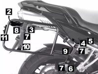 Yamaha FZ 6/Fazer (2007-2009) stelaż pod sakwy boczne Lock it