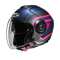 Kask HJC I40N Linia blue/pink
