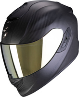 Kask motocyklowy integralny SCORPION EXO-1400 EVO II CARBON AIR SOLID czarny mat