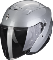 Kask motocyklowy otwarty SCORPION EXO-230 Solid srebrny