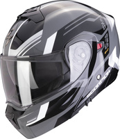 Kask motocyklowy szczękowy SCORPION EXO-930 EVO  SIKON szary czarny biały