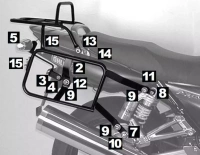 Yamaha XJR 1300 (2004-2006) stelaż pod sakwy boczne Lock it
