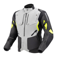 Kurtka motocyklowa tekstylna Rebelhorn Hiker IV czarno szara fluo