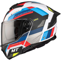 Kask motocyklowy szczękowy MT FU404SV ATOM 2 SV BAST A0 biały połysk