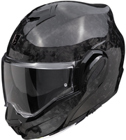 Kask motocyklowy szczękowy SCORPION EXO-TECH EVO CARBON ONYX czarny