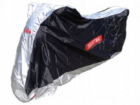 BIKETEC POKROWIEC WODOODPORNY AQUATEC NA MOTOCYKL KOLOR CZARNY/SZARY ROZMIAR L